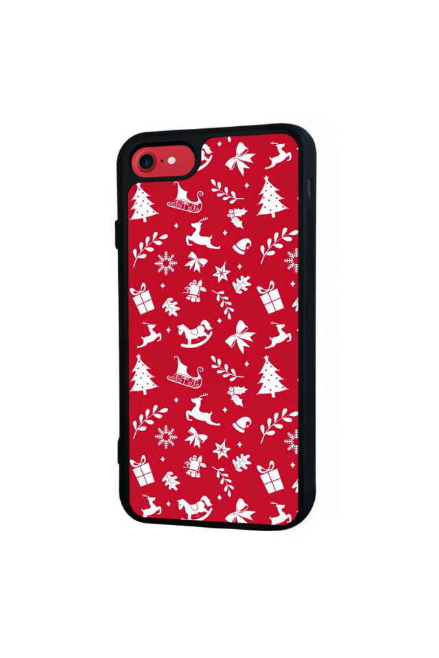 iPhone 8 Uyumlu Yilbasi Christmas Tasarımlı Glossy Premium Kılıf