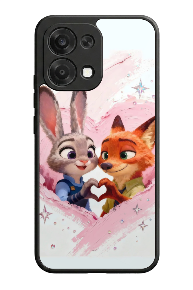 Oppo A6 Pro Uyumlu Zootropolis Tasarımlı Glossy Premium Kılıf