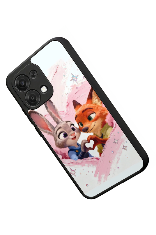 Oppo A6 Pro Uyumlu Zootropolis Tasarımlı Glossy Premium Kılıf