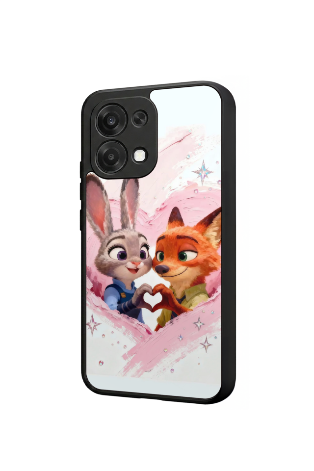 Oppo A6 Pro Uyumlu Zootropolis Tasarımlı Glossy Premium Kılıf