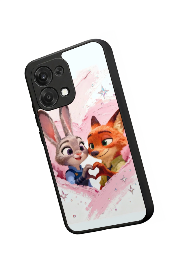 Oppo A6 Pro Uyumlu Zootropolis Tasarımlı Glossy Premium Kılıf