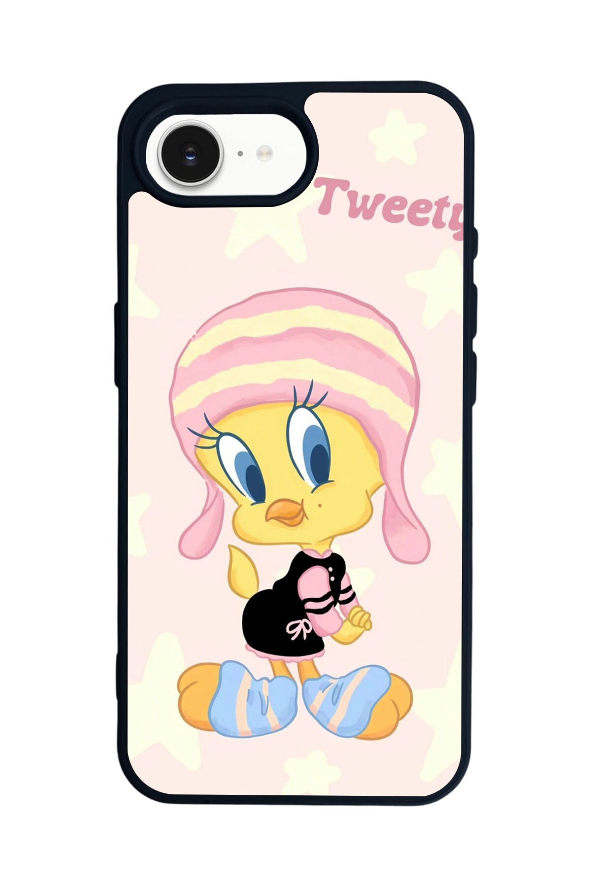 iPhone 16E Uyumlu Tweety Tasarımlı Glossy Premium Kılıf
