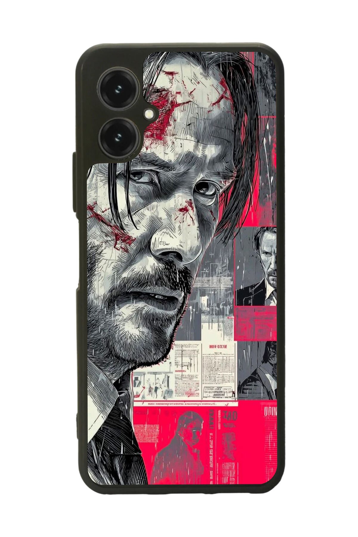 Omix X5 Uyumlu JohnWick Tasarımlı Glossy Premium Kılıf