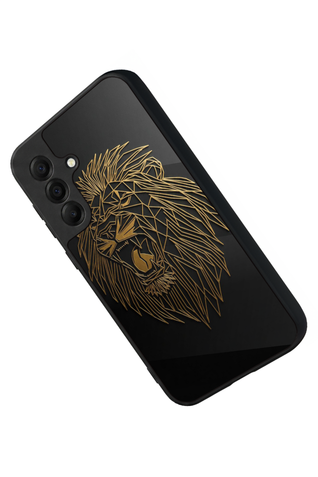 Samsung Galaxy A17 Uyumlu Aslan Tasarımlı Glossy Premium Kılıf