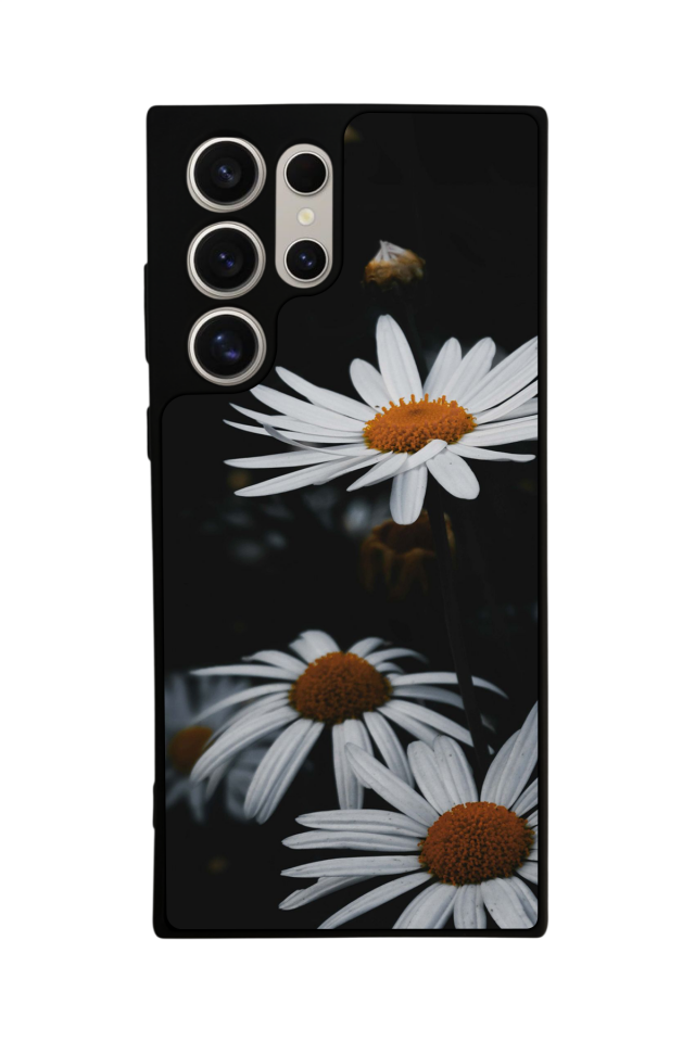Samsung Galaxy S24 Ultra Uyumlu Cicek Tasarımlı Glossy Premium Kılıf