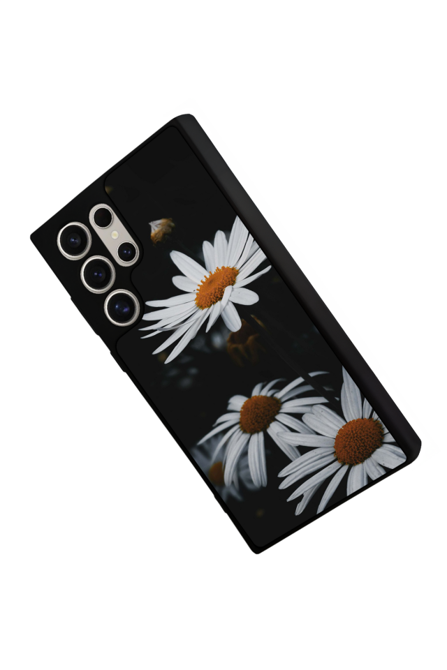 Samsung Galaxy S24 Ultra Uyumlu Cicek Tasarımlı Glossy Premium Kılıf