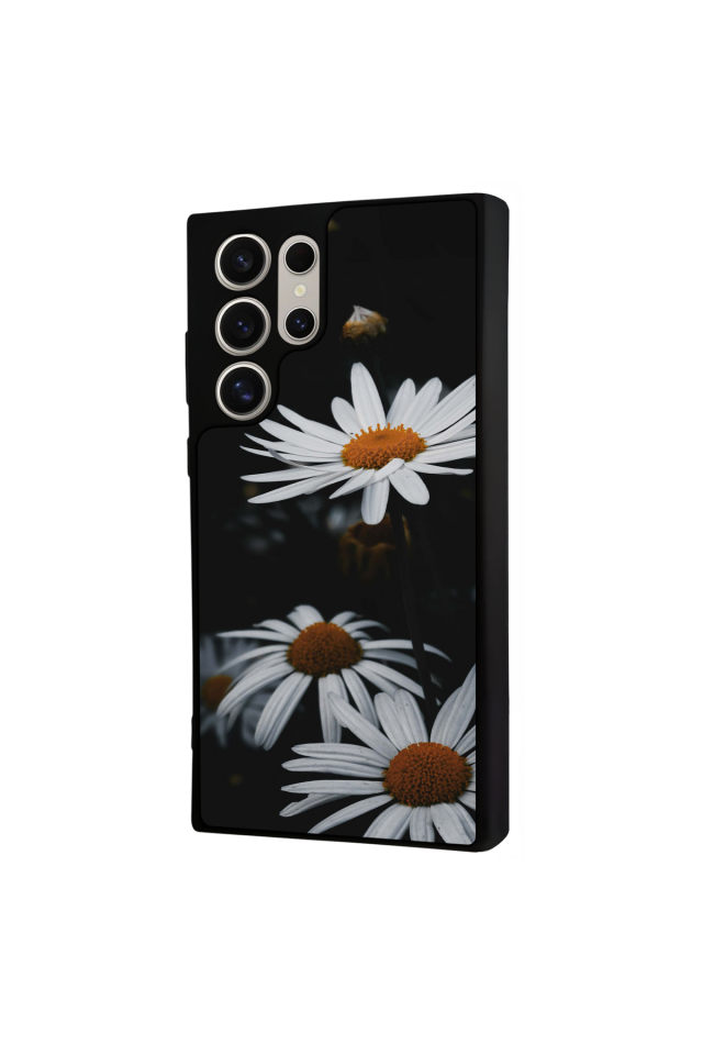 Samsung Galaxy S24 Ultra Uyumlu Cicek Tasarımlı Glossy Premium Kılıf