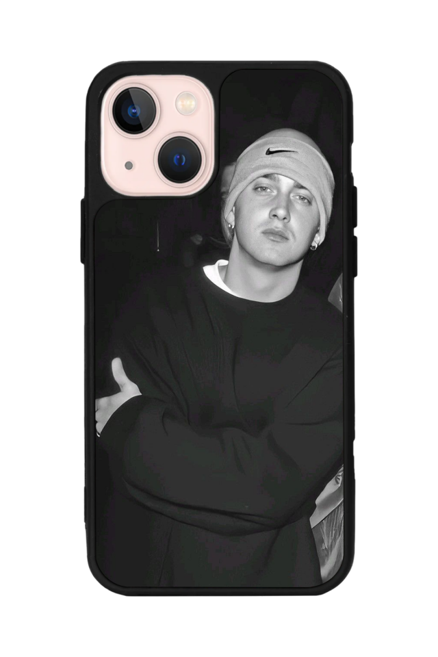 iPhone 15 Plus Uyumlu Eminem Tasarımlı Glossy Premium Kılıf