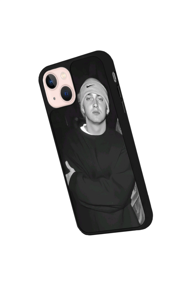 iPhone 15 Plus Uyumlu Eminem Tasarımlı Glossy Premium Kılıf