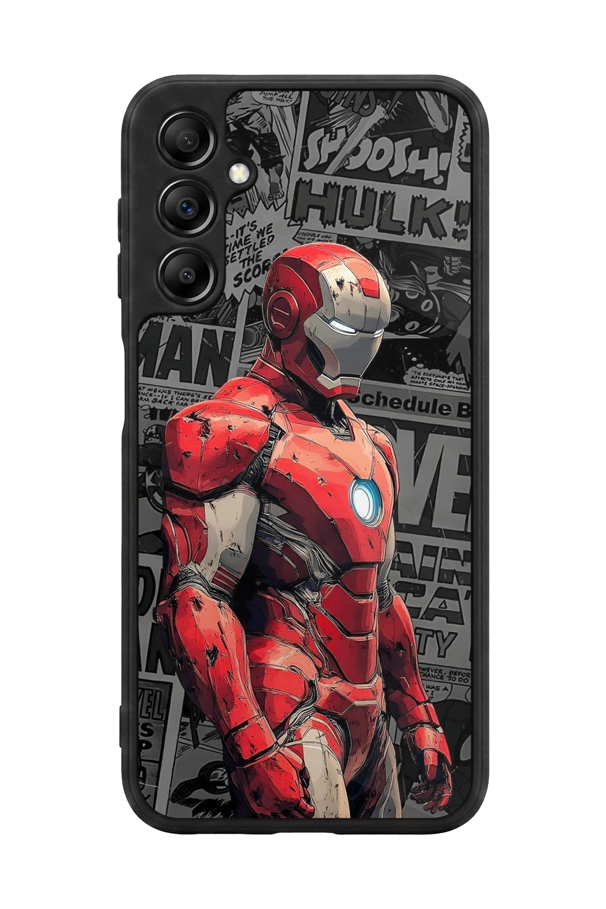 Samsung Galaxy A14 Uyumlu Iron Man ( Demir Adam ) Tasarımlı Glossy Premium Kılıf