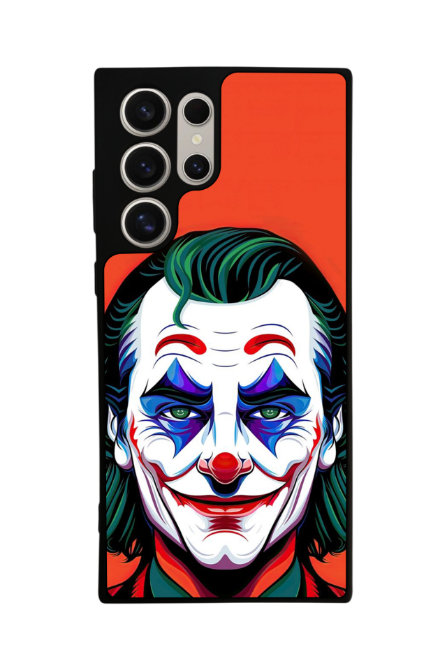 Samsung Galaxy S22 Ultra Uyumlu Joker Tasarımlı Glossy Premium Kılıf
