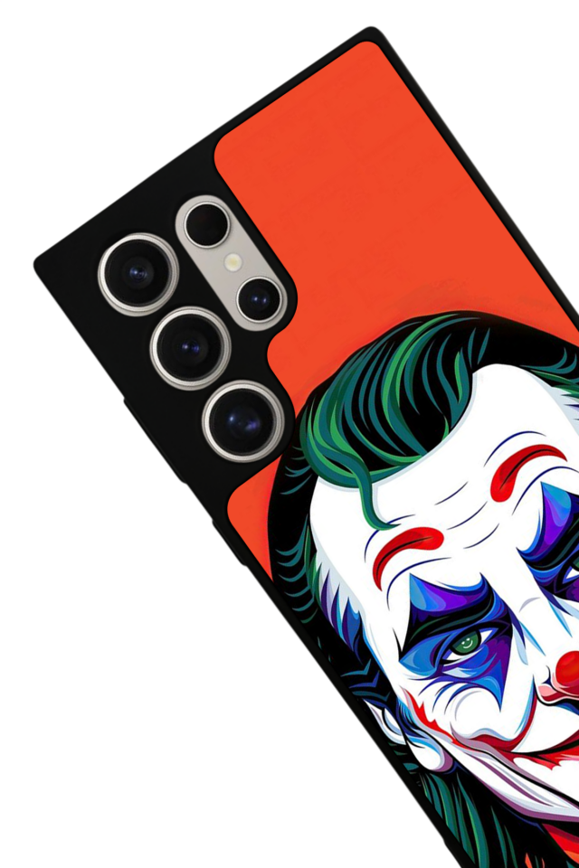 Samsung Galaxy S22 Ultra Uyumlu Joker Tasarımlı Glossy Premium Kılıf