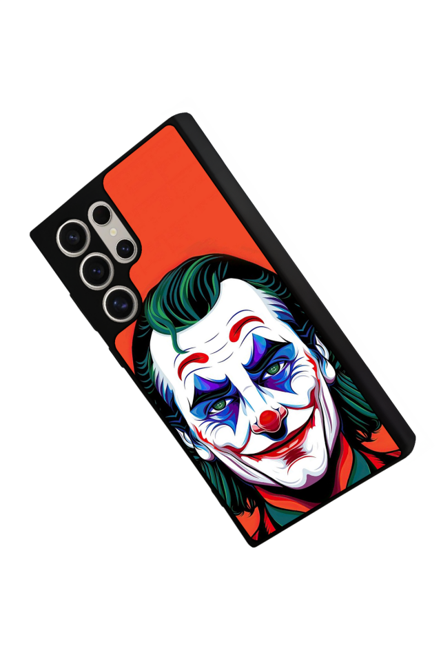 Samsung Galaxy S22 Ultra Uyumlu Joker Tasarımlı Glossy Premium Kılıf