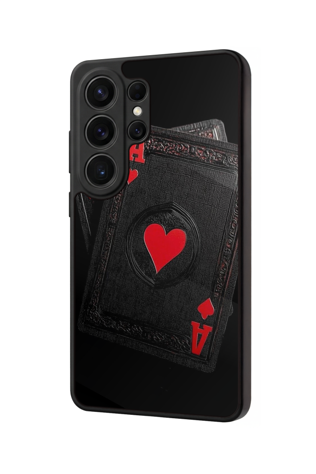 Samsung Galaxy S26 Ultra Uyumlu Kart Tasarımlı Glossy Premium Kılıf