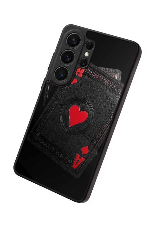 Samsung Galaxy S26 Ultra Uyumlu Kart Tasarımlı Glossy Premium Kılıf