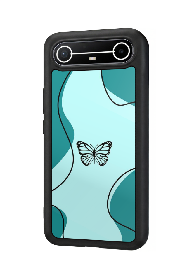 Tecno Spark Slim 5G Uyumlu Kelebek Tasarımlı Glossy Premium Kılıf