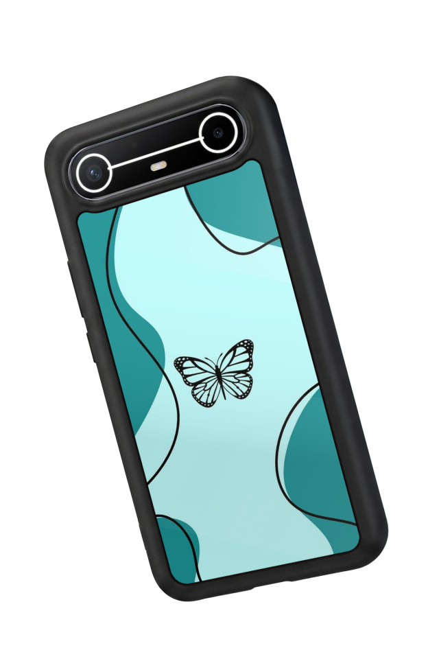 Tecno Spark Slim 5G Uyumlu Kelebek Tasarımlı Glossy Premium Kılıf