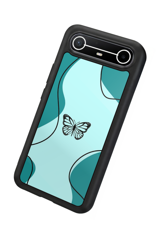 Tecno Spark Slim 5G Uyumlu Kelebek Tasarımlı Glossy Premium Kılıf