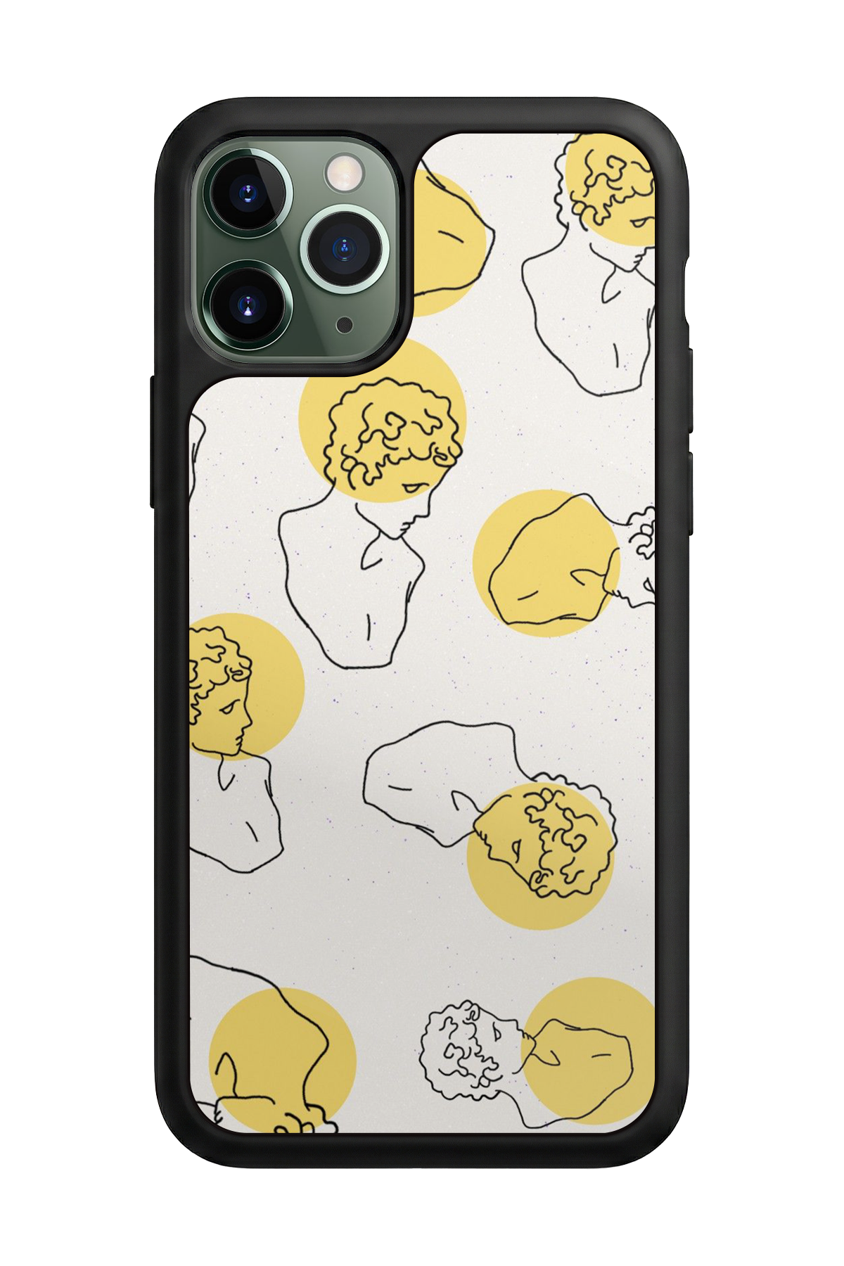 iPhone 11 Pro Max Uyumlu Line Art Tasarımlı Glossy Premium Kılıf