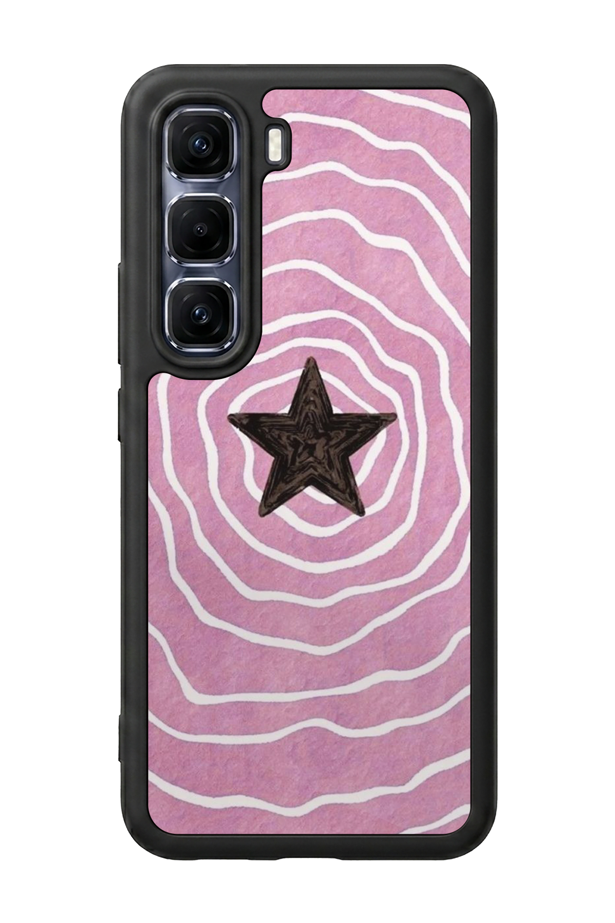 Infinix Hot 60 Pro Plus Uyumlu Retro Yildizlar Tasarımlı Glossy Premium Kılıf