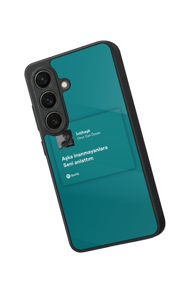 Samsung Galaxy S26 Uyumlu Sarki Sozleri Tasarımlı Glossy Premium Kılıf