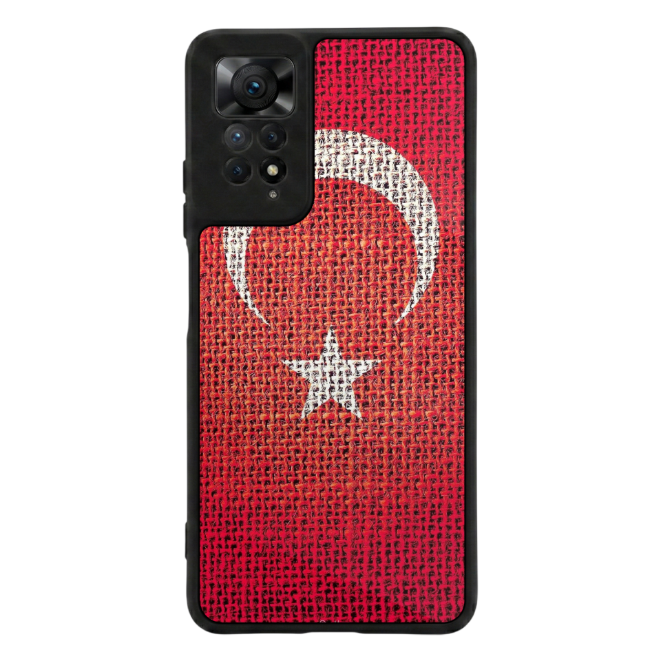 Xiaomi Redmi Note 12 Pro Uyumlu Türk Bayragi Tasarımlı Glossy Premium Kılıf