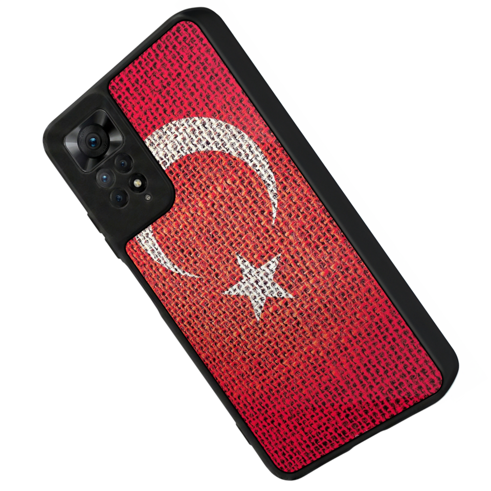 Xiaomi Redmi Note 12 Pro Uyumlu Türk Bayragi Tasarımlı Glossy Premium Kılıf