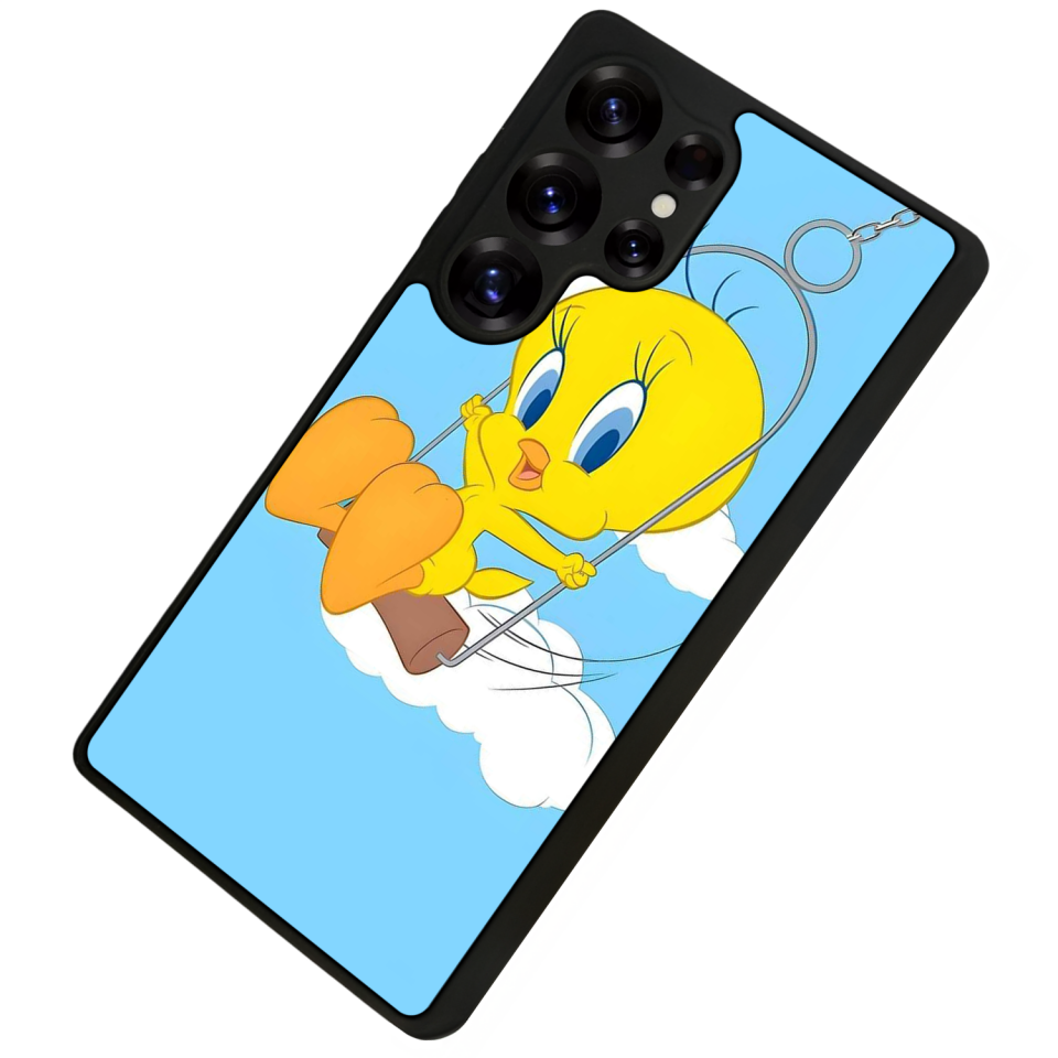 Samsung Galaxy S25 Ultra Uyumlu Tweety Tasarımlı Glossy Premium Kılıf