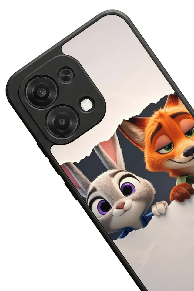 Oppo A6 Pro Uyumlu Zootropolis Tasarımlı Glossy Premium Kılıf