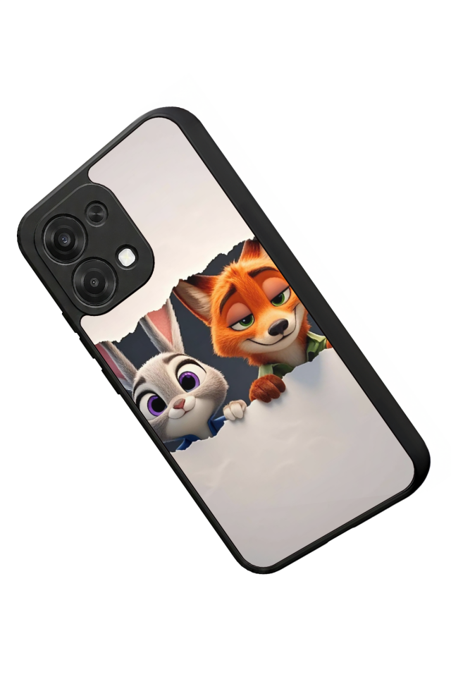Oppo A6 Pro Uyumlu Zootropolis Tasarımlı Glossy Premium Kılıf