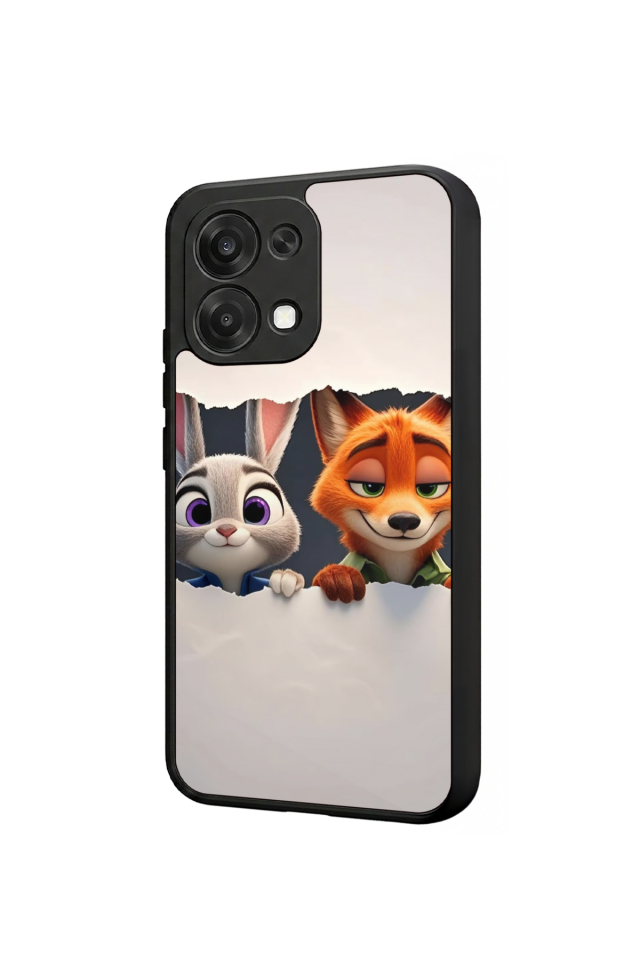 Oppo A6 Pro Uyumlu Zootropolis Tasarımlı Glossy Premium Kılıf