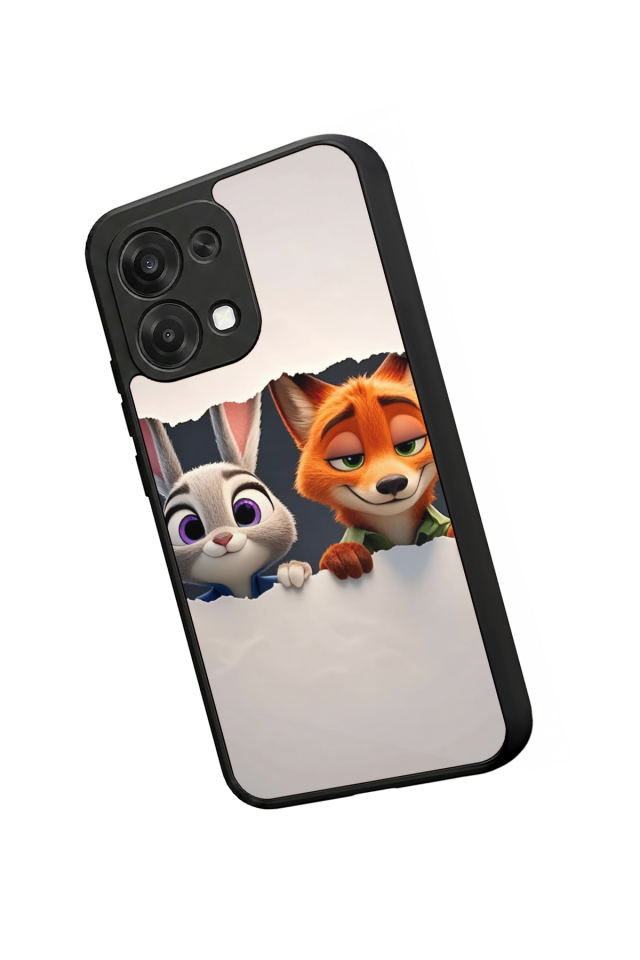 Oppo A6 Pro Uyumlu Zootropolis Tasarımlı Glossy Premium Kılıf