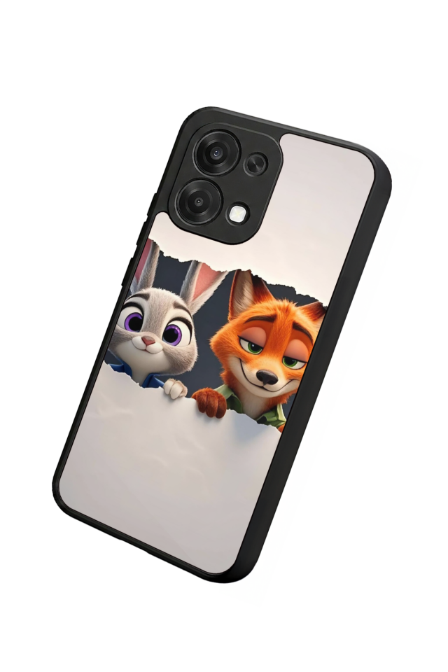 Oppo A6 Pro Uyumlu Zootropolis Tasarımlı Glossy Premium Kılıf