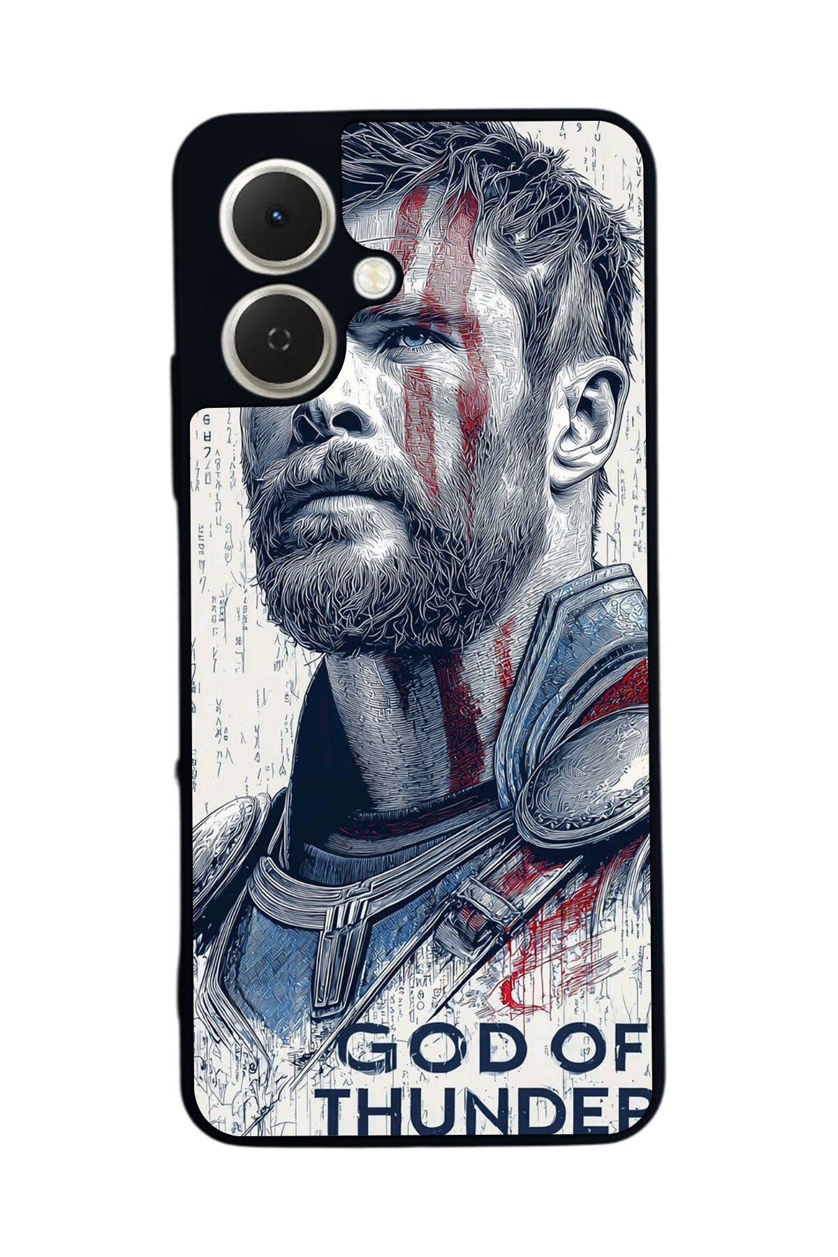 Tecno Spark GO 2 Uyumlu Thor Tasarımlı Glossy Premium Kılıf