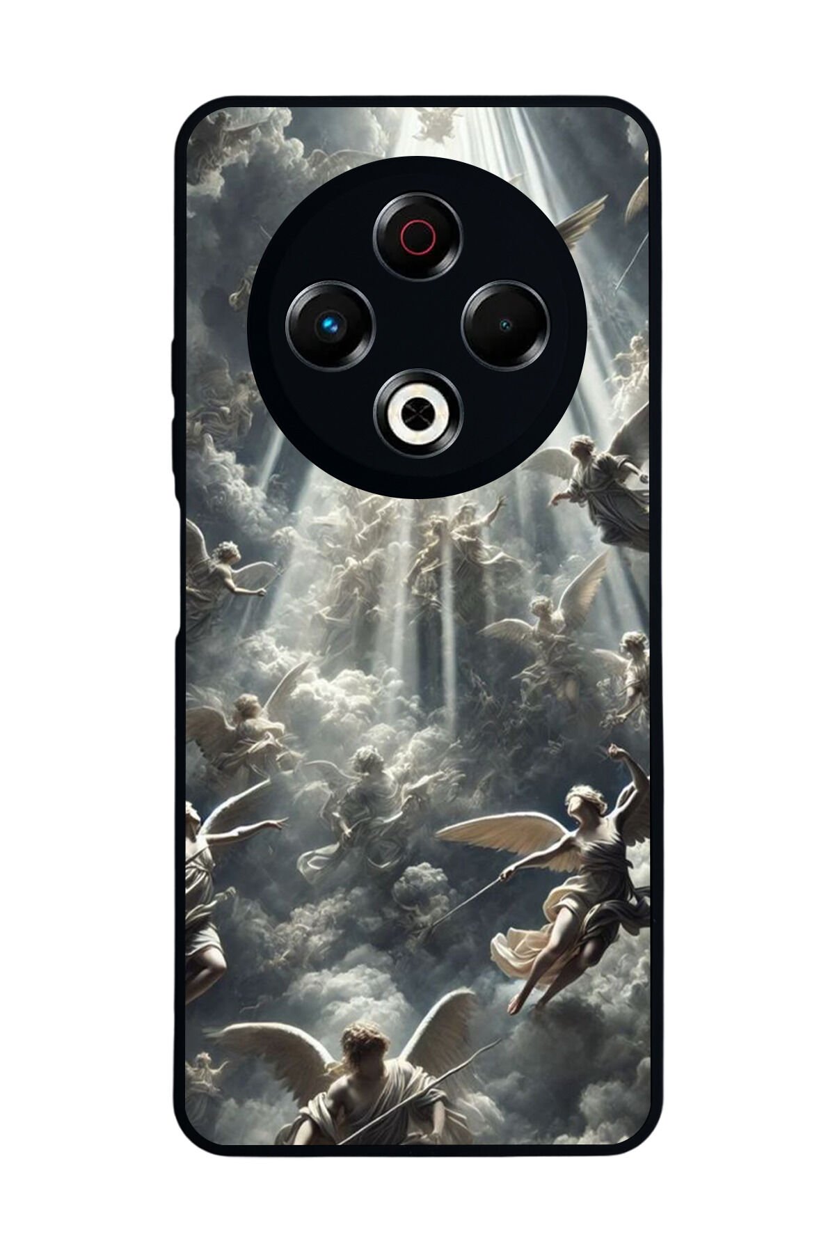 Tecno Spark 30 Uyumlu Melek Tasarımlı Glossy Premium Kılıf