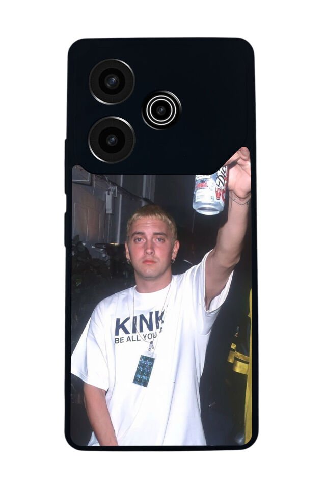 Tecno Pova 6 Uyumlu Eminem Tasarımlı Glossy Premium Kılıf