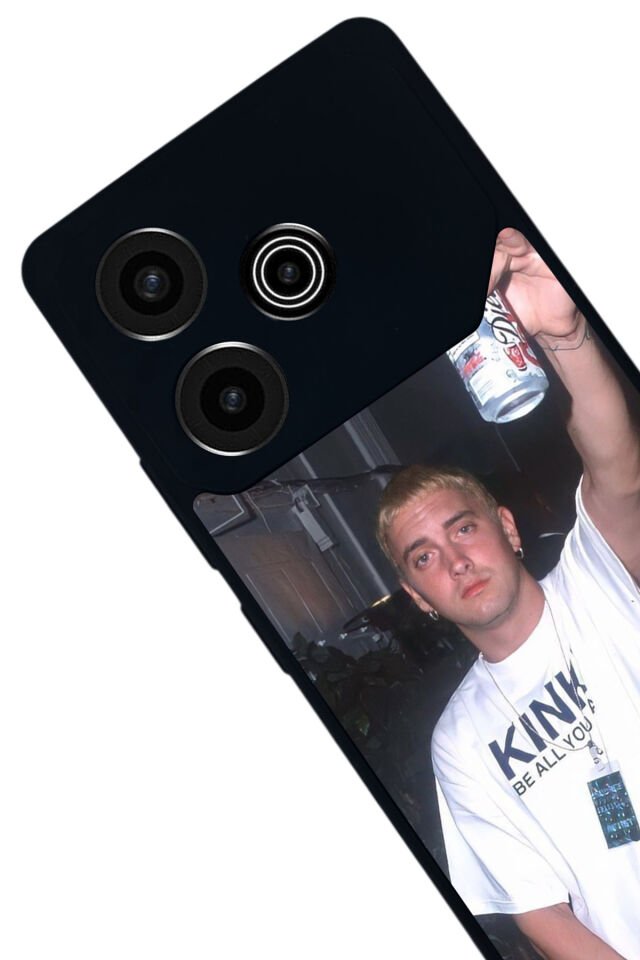 Tecno Pova 6 Uyumlu Eminem Tasarımlı Glossy Premium Kılıf