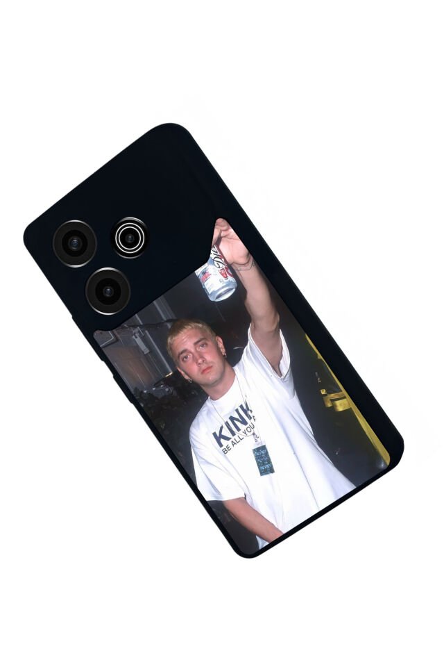 Tecno Pova 6 Uyumlu Eminem Tasarımlı Glossy Premium Kılıf