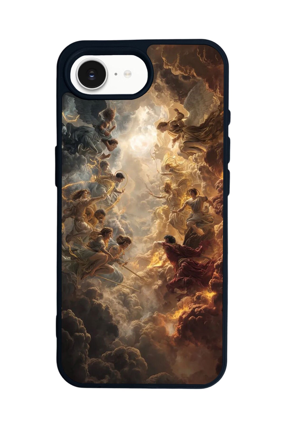 iPhone 16E Uyumlu Melek Tasarımlı Glossy Premium Kılıf