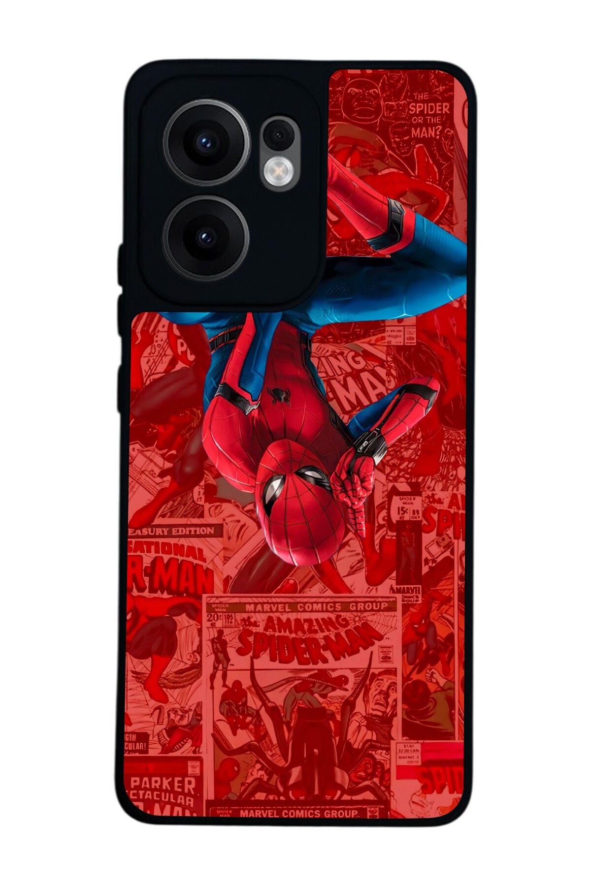Oppo Reno 13F Uyumlu Spider Man ( Örümcek Adam ) Tasarımlı Glossy Premium Kılıf