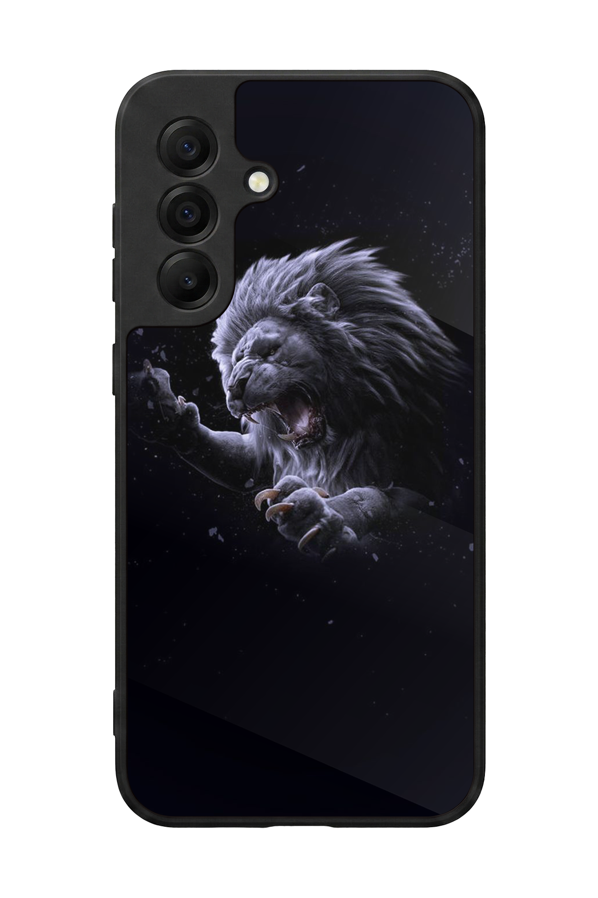 Samsung Galaxy A17 Uyumlu Aslan Tasarımlı Glossy Premium Kılıf