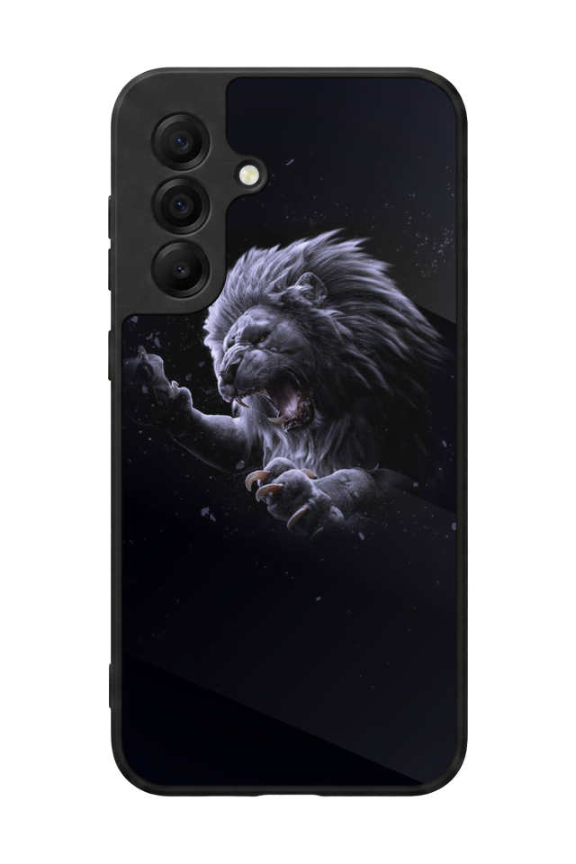 Samsung Galaxy A17 Uyumlu Aslan Tasarımlı Glossy Premium Kılıf