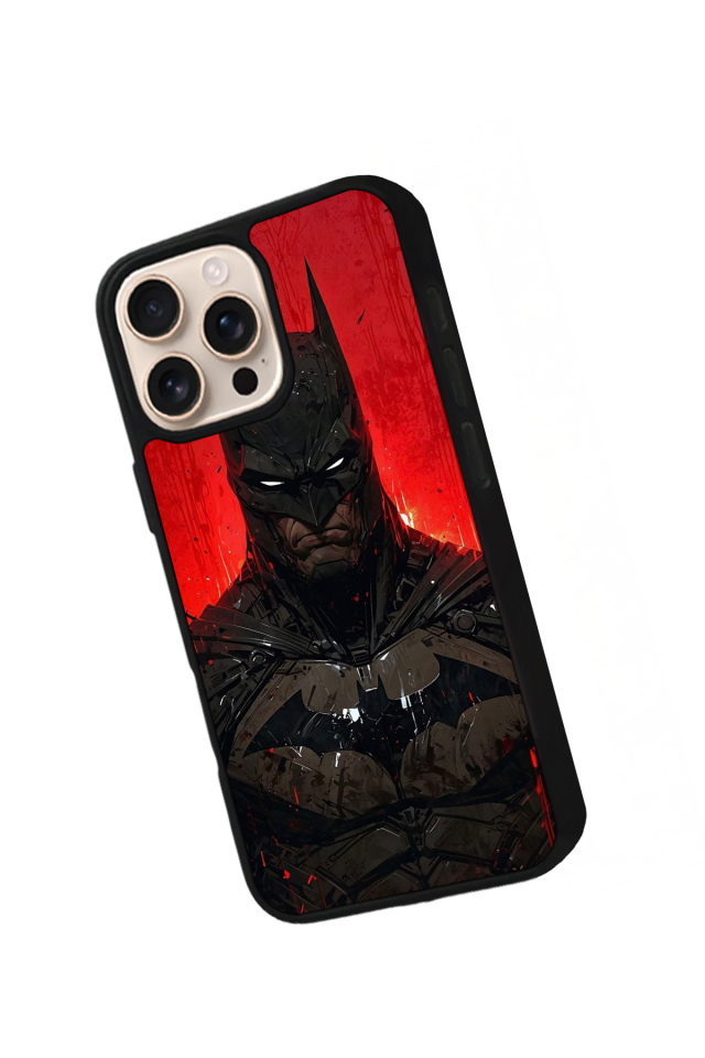 iPhone 16 Pro Max Uyumlu Batman Tasarımlı Glossy Premium Kılıf