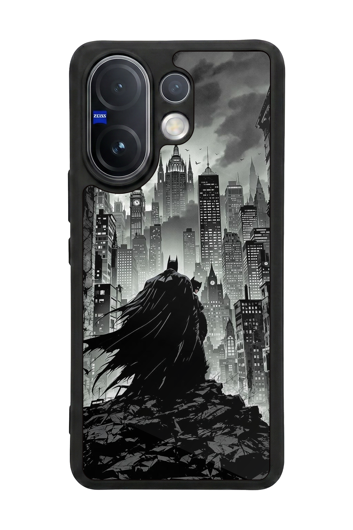 Vivo V60 Uyumlu Batman Tasarımlı Glossy Premium Kılıf