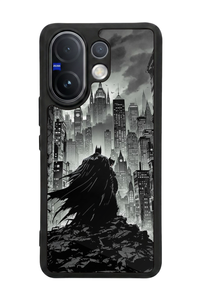Vivo V60 Uyumlu Batman Tasarımlı Glossy Premium Kılıf
