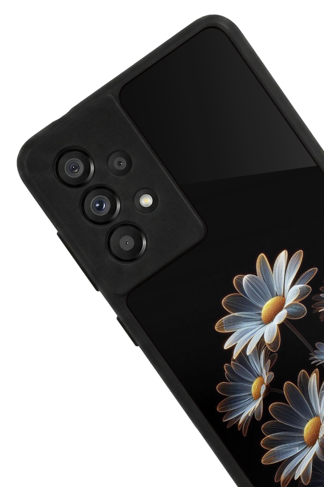 Samsung Galaxy A73 Uyumlu Cicek Tasarımlı Glossy Premium Kılıf