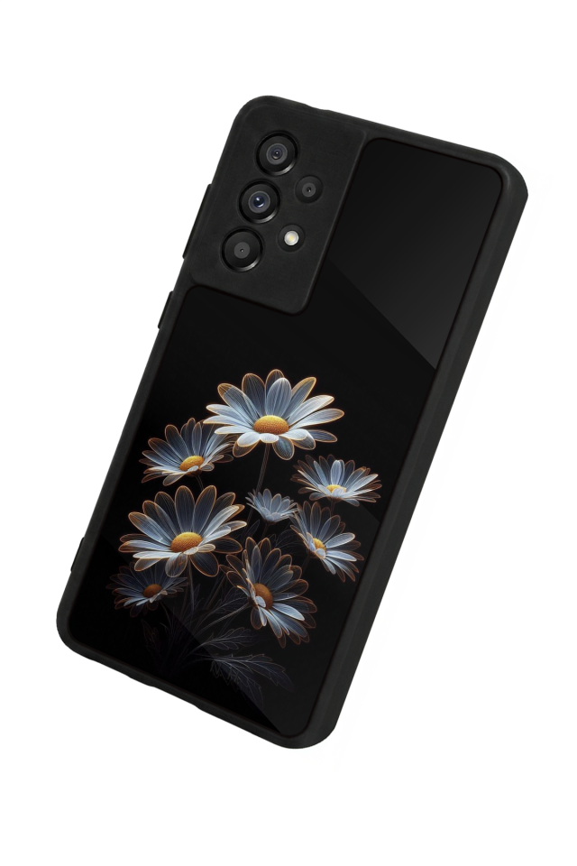 Samsung Galaxy A73 Uyumlu Cicek Tasarımlı Glossy Premium Kılıf