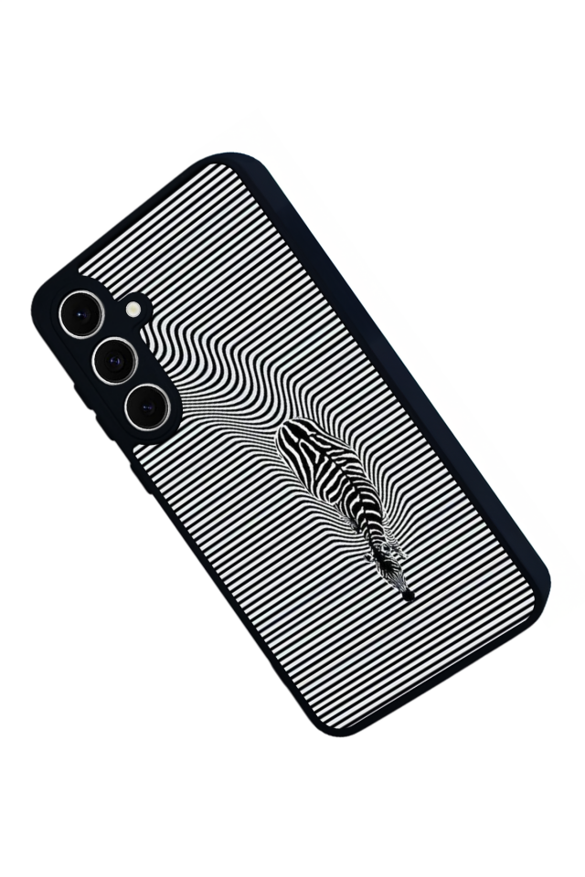 Samsung Galaxy S24 FE Uyumlu Çizgi Sanatı Tasarımlı Glossy Premium Kılıf
