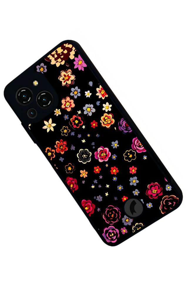 Reeder S23 Pro Max Uyumlu Floral Tasarımlı Glossy Premium Kılıf