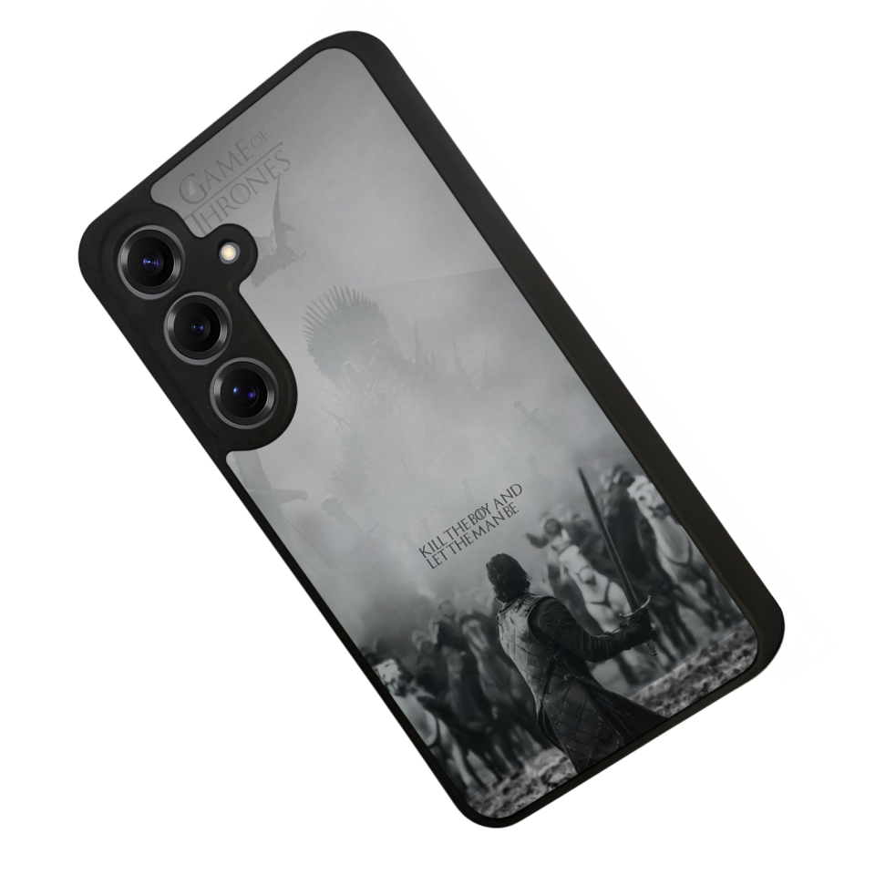Samsung Galaxy S25 Uyumlu GameOfThrones Tasarımlı Glossy Premium Kılıf